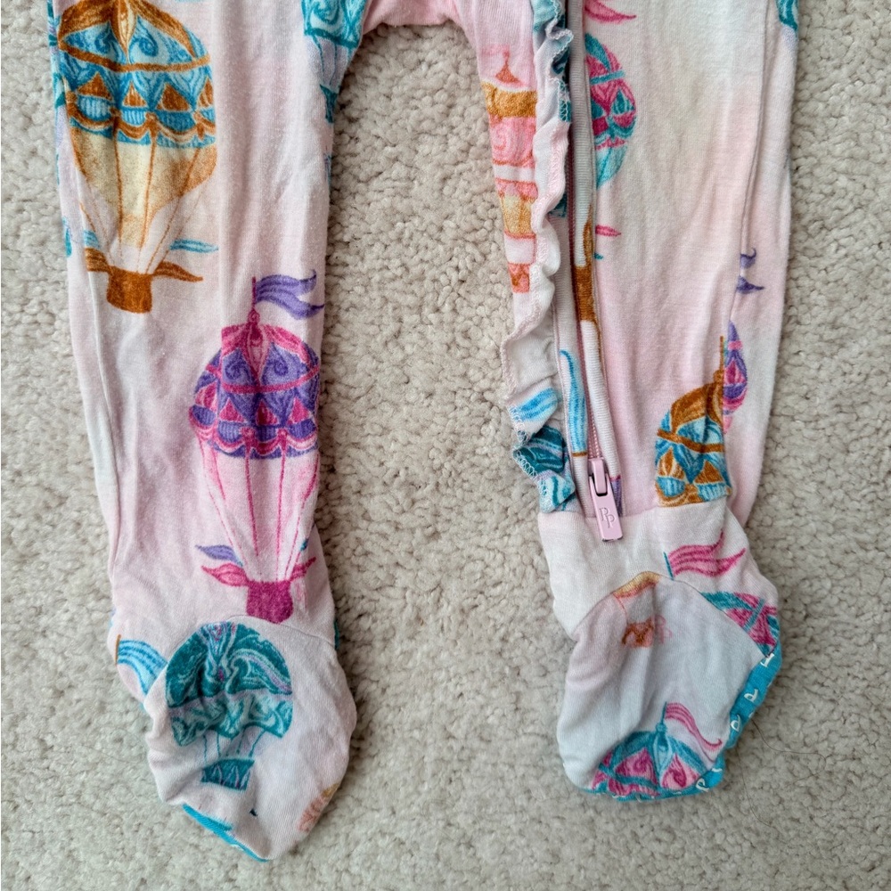 Posh Peanut “Gemma” Footie Ruffled Zippered Pajama - Picture 5 of 11